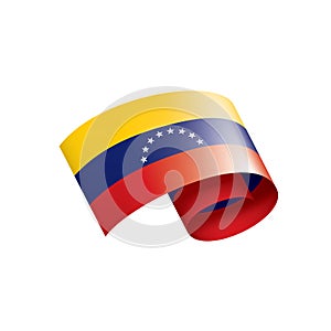 Venezuela flag, vector illustration on a white background