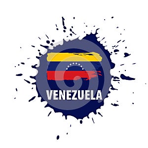 Venezuela flag, vector illustration on a white background