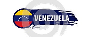 Venezuela flag, vector illustration on a white background