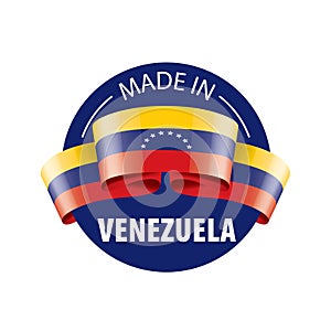 Venezuela flag, vector illustration on a white background