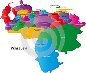 Venezuela map