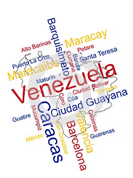 Venezuela Map and Cities