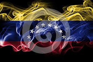 Venezuela smoke flag