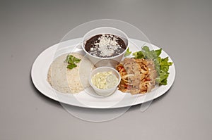 Venezuelan chicken pabellon