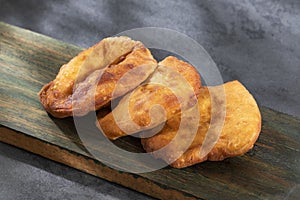 Venezuelan wheat flour pastelitos - Traditional andean food photo