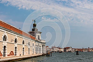 Venice - Approaching the Punta della Dogana on the Fondamenta delle Zattere in city of Venice
