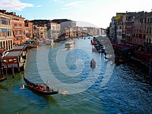 Venice architecture grand canale grand canal gondola