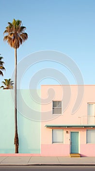 Venice beach architecture building plant.