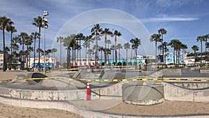 Venice Beach Skatepark Closure 4k 30 fps