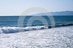 Venice Beach Surf and Sailboats