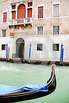 Venice Canal with Gondola