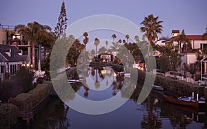 Venice Canal Historic District in Los Angeles