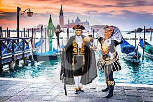 Venice Carnival 2018, Piazza San Marco, Italy