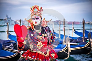 Venice Carnival 2018, Piazza San Marco, Italy