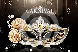 Venice carnival party mask