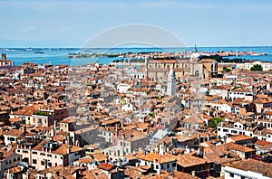 Venice cityscape from Campanile di San Marco photo