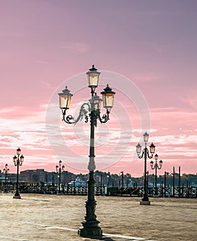 Venice evening cityscape