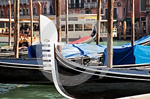 Venice gondola close up