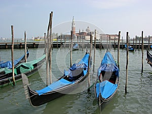 Venice gondolas