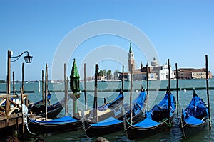 Venice gondolas