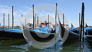 Venice gondolas