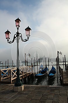 Venice gondolas