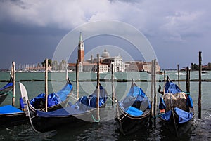 Venice Gondolas Grand Canal