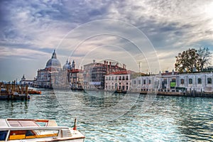 Venice grand canal in hdr tone