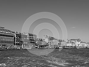 Venice Grand Canal Monochrome Picture