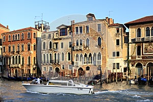 Venice historic city center, Veneto rigion, Italy - view on the