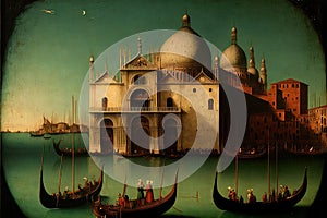Venice if painted by hyeronimus bosh generative ai