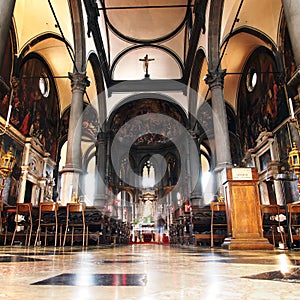 Venice - Inside the beautiful Church of St. Zachary