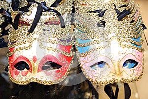 Venice Italian carnival mask for sale in the shop