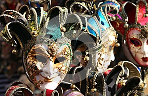 Venice Italy carnival mask for sale in the shop