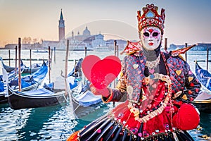 Venice, Italy - Carnival in Piazza San Marco