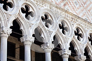 Venice, Italy - Columns perspective