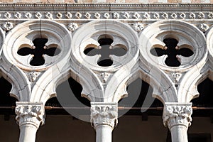 Venice, Italy - Columns perspective