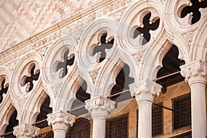 Venice, Italy - Columns perspective