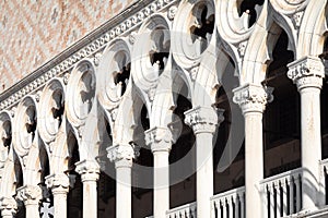 Venice, Italy - Columns perspective