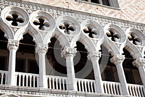 Venice, Italy - Columns perspective