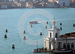 Venice Italy famous monument called Punta della Dogana