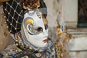 Venice, Italy - February 5 2018 - The Masks of carnival 2018.