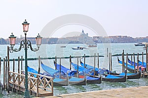 Venice, Italy. Gondolas