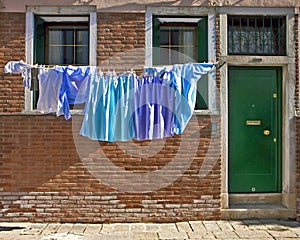 Venice, Italy - Laundry in the sun