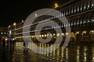 Venice, Italy - Piazza San Marco by night