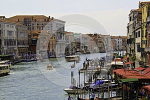 Venice Italy from Rialto Bridge