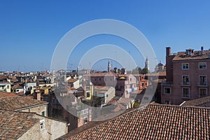 Venice, Italy - SEPTEMBER 8, 2016. General view of the city from