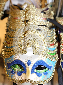 Venice Italy series of carnival mask for sale photo