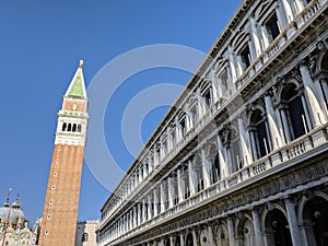 Venice Italy, streets buildings city view and landmarks