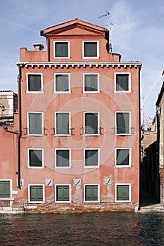 Venice, Italy - Water Front Facade